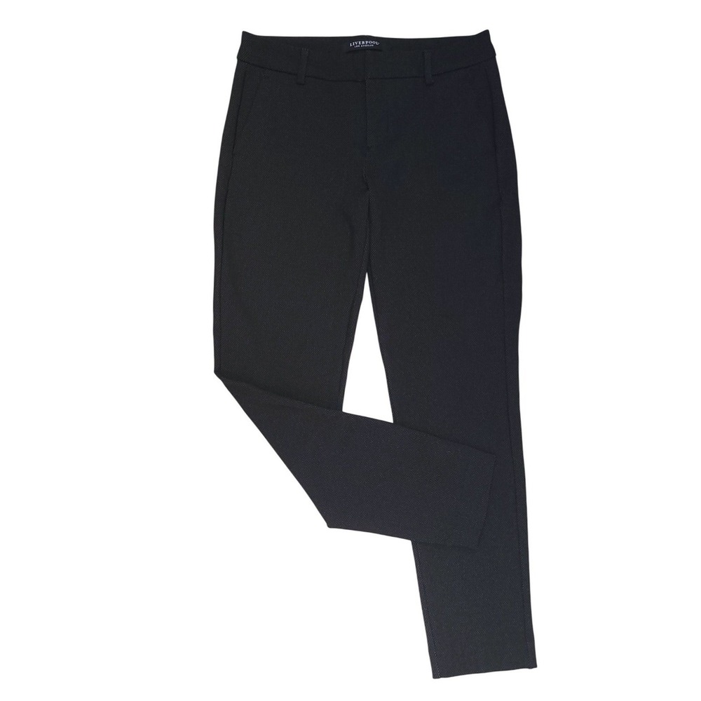 NWOT Liverpool Los Angeles Ponte Knit Slim Leg Pull On Career Pants 4/27 Office